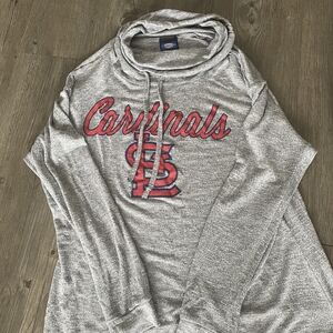 Cardinals Women's Gray Hoodie
